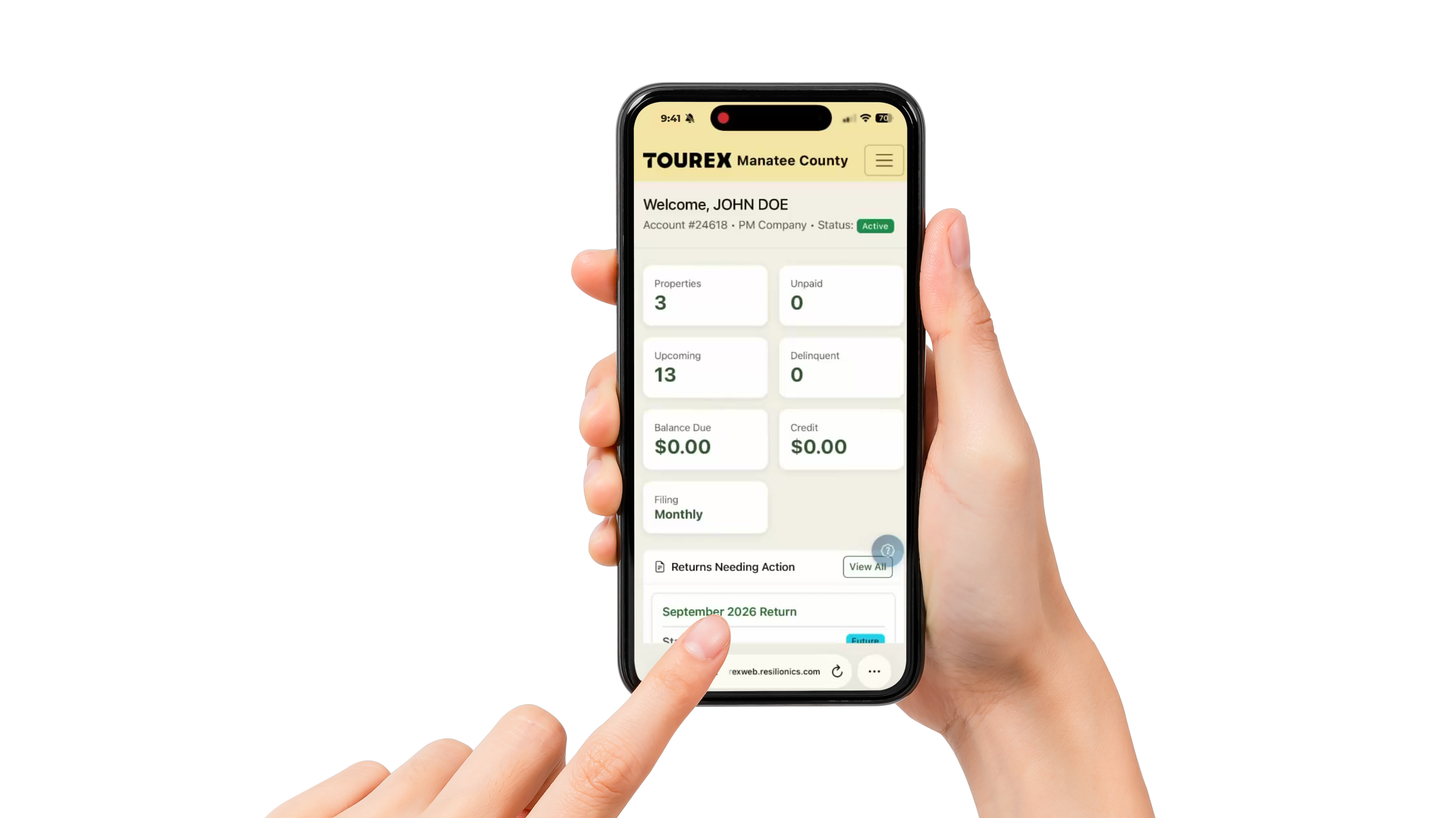 Mobile experience preview